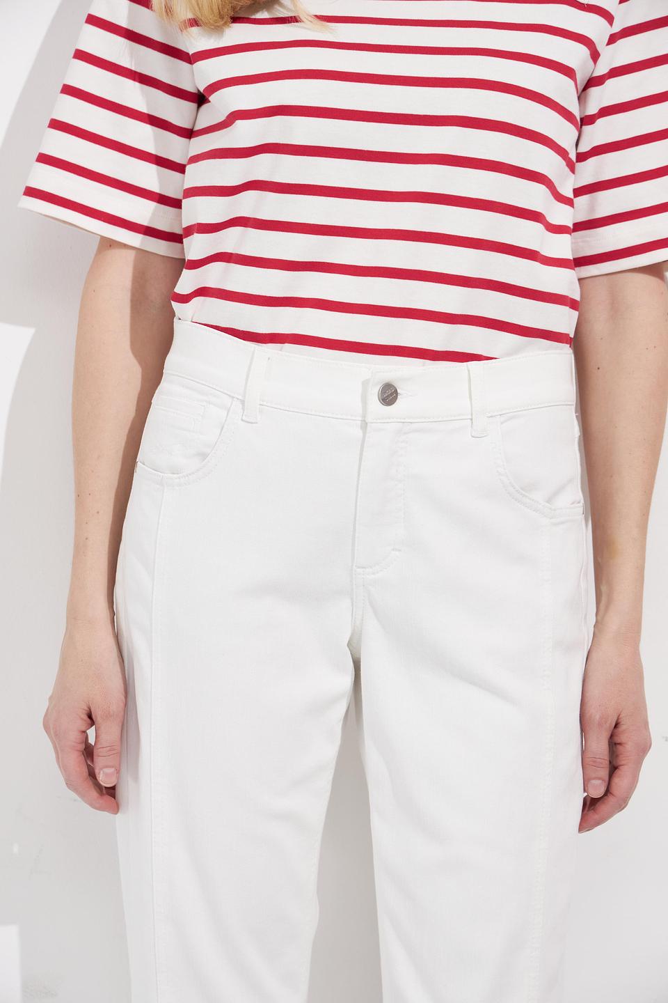 Джинсы Angels белые с разрезами