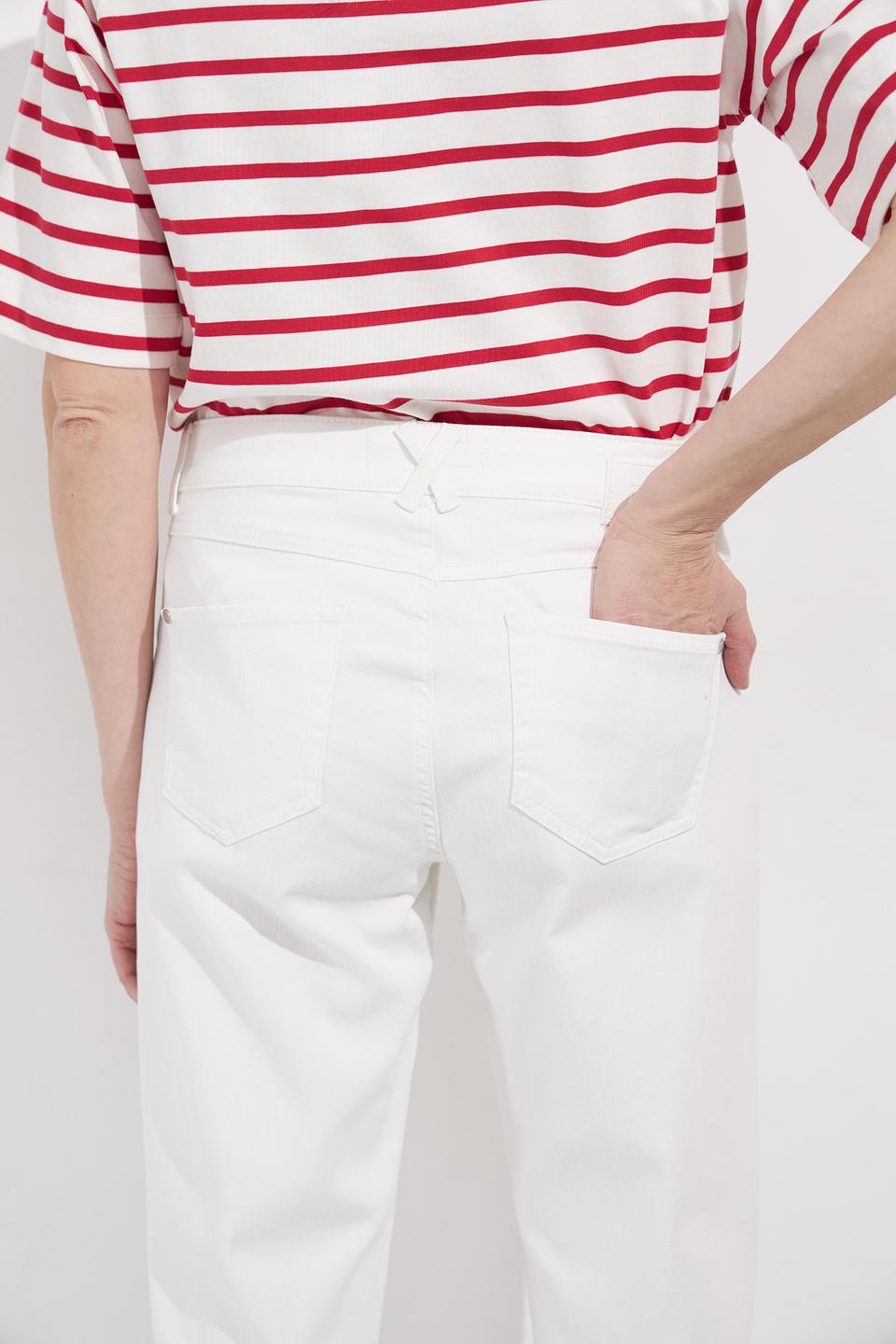 Джинсы Angels белые с разрезами