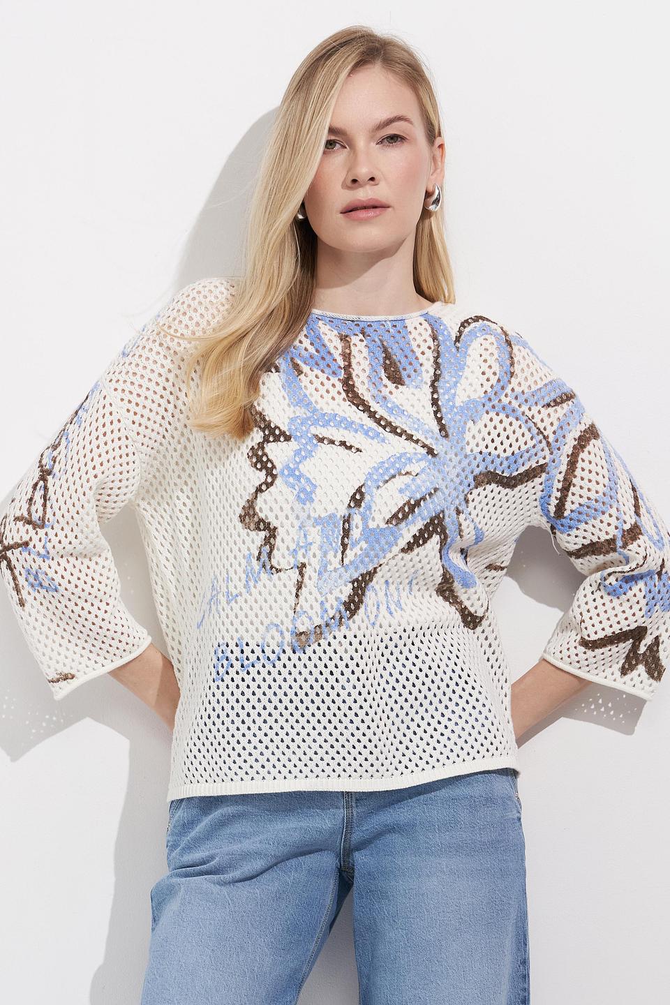 Пуловер Lecomte с узором