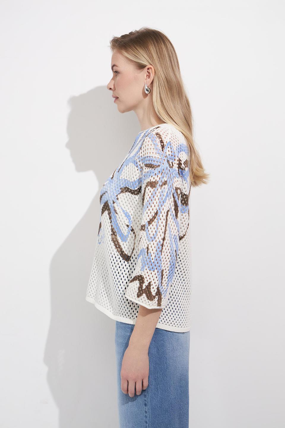 Пуловер Lecomte с узором