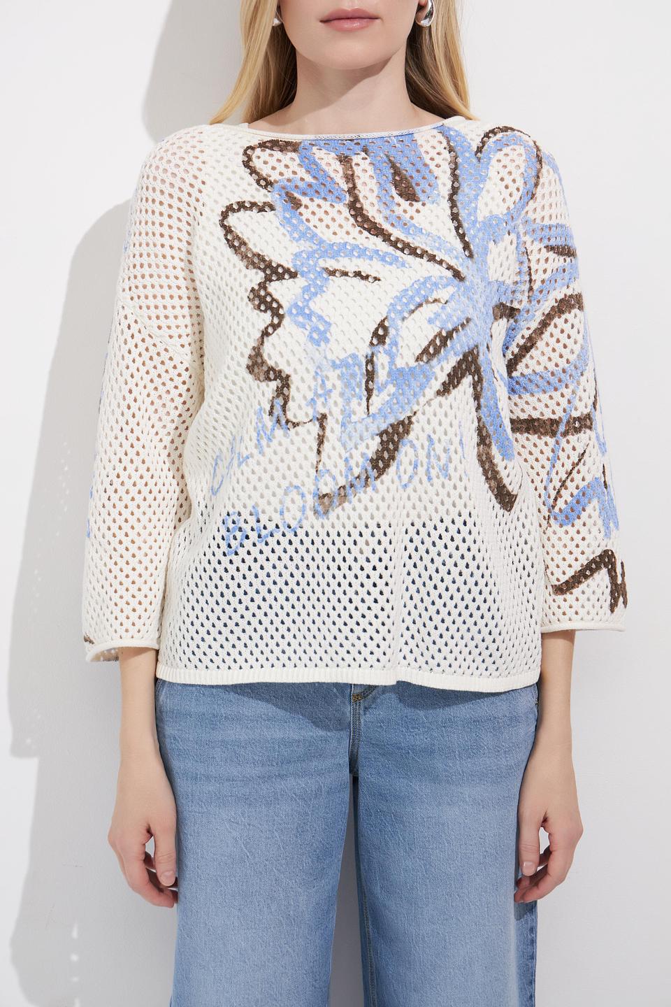 Пуловер Lecomte с узором