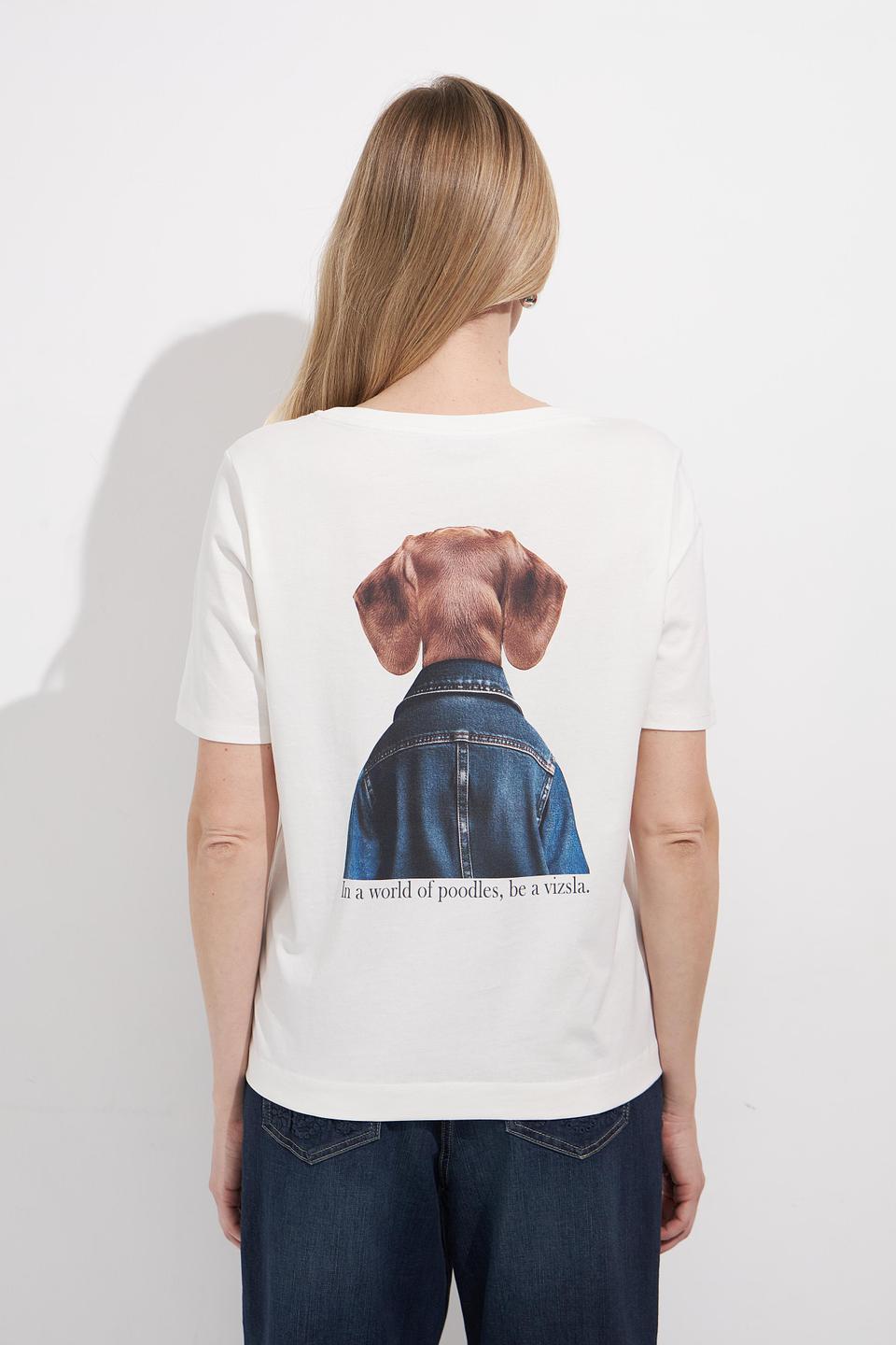 Футболка Betty Barclay с принтом собаки