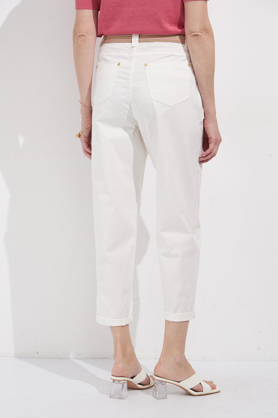 Брюки Betty Barclay белые с манжетами