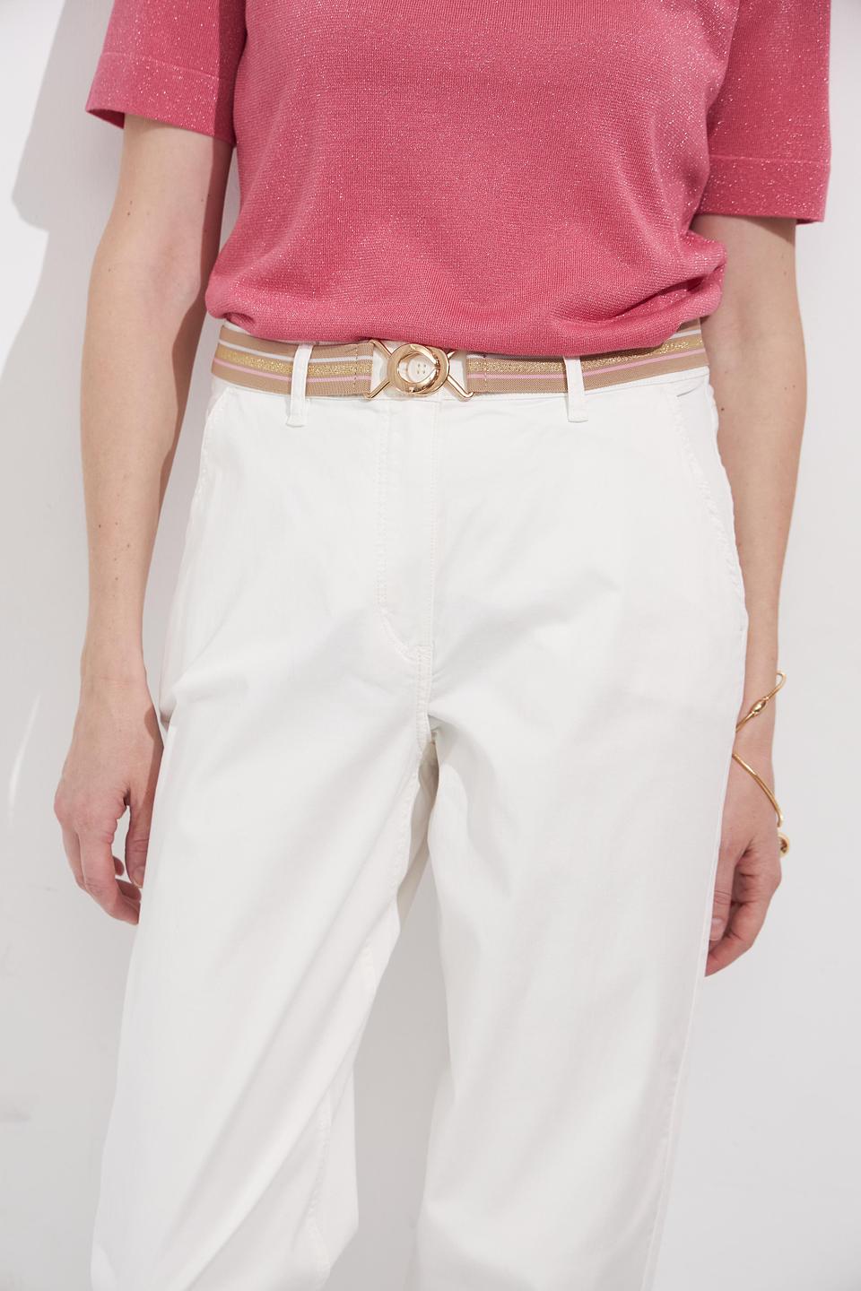 Брюки Betty Barclay белые с манжетами