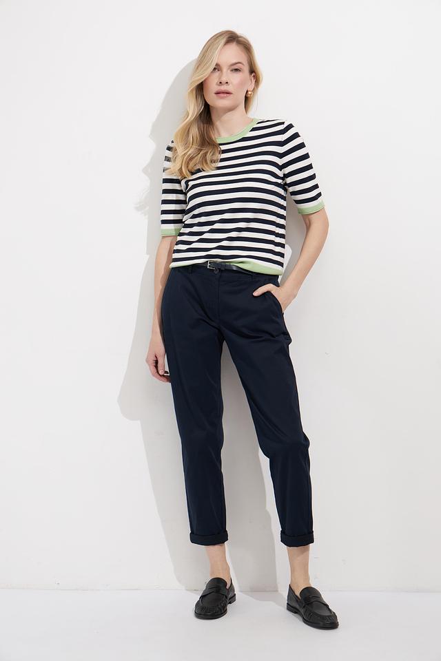 Брюки Betty Barclay тёмно-синие с поясом