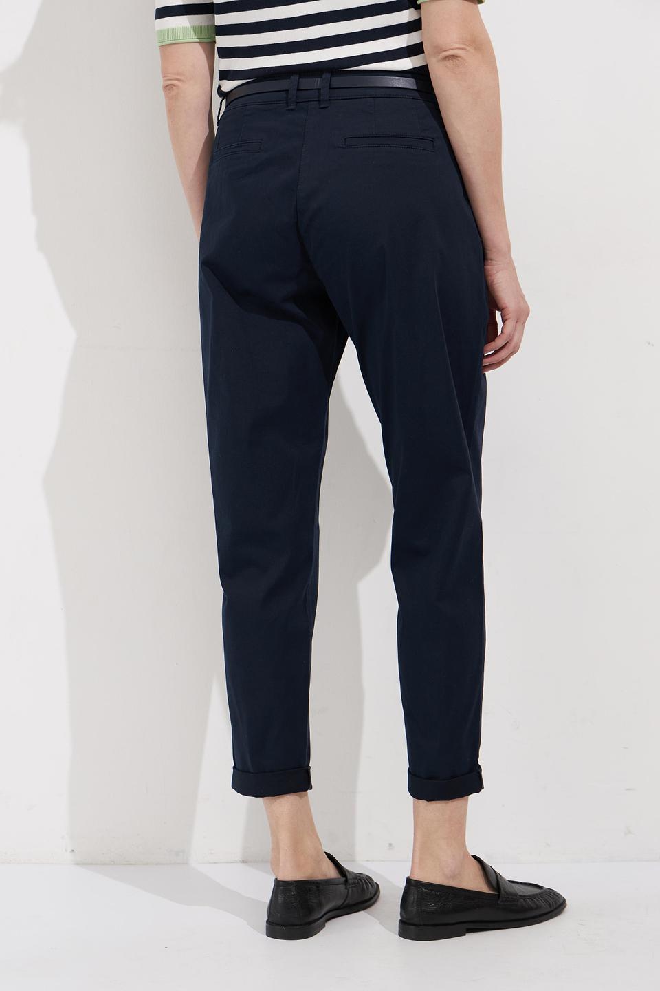 Брюки Betty Barclay тёмно-синие с поясом