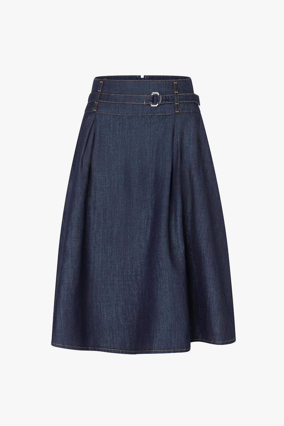 Юбка джинсовая MORE and MORE с вышивкой