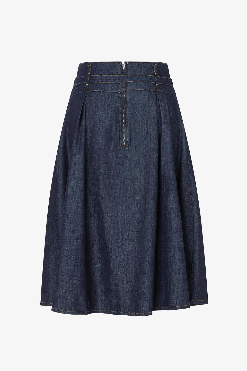 Юбка джинсовая MORE and MORE с вышивкой