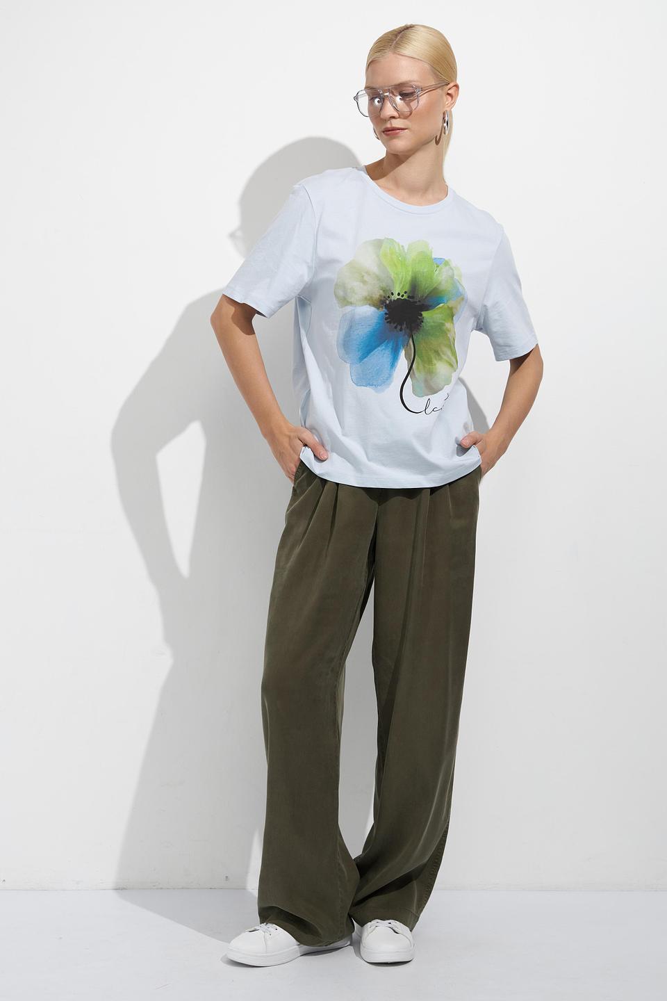 Брюки палаццо Catnoir хаки