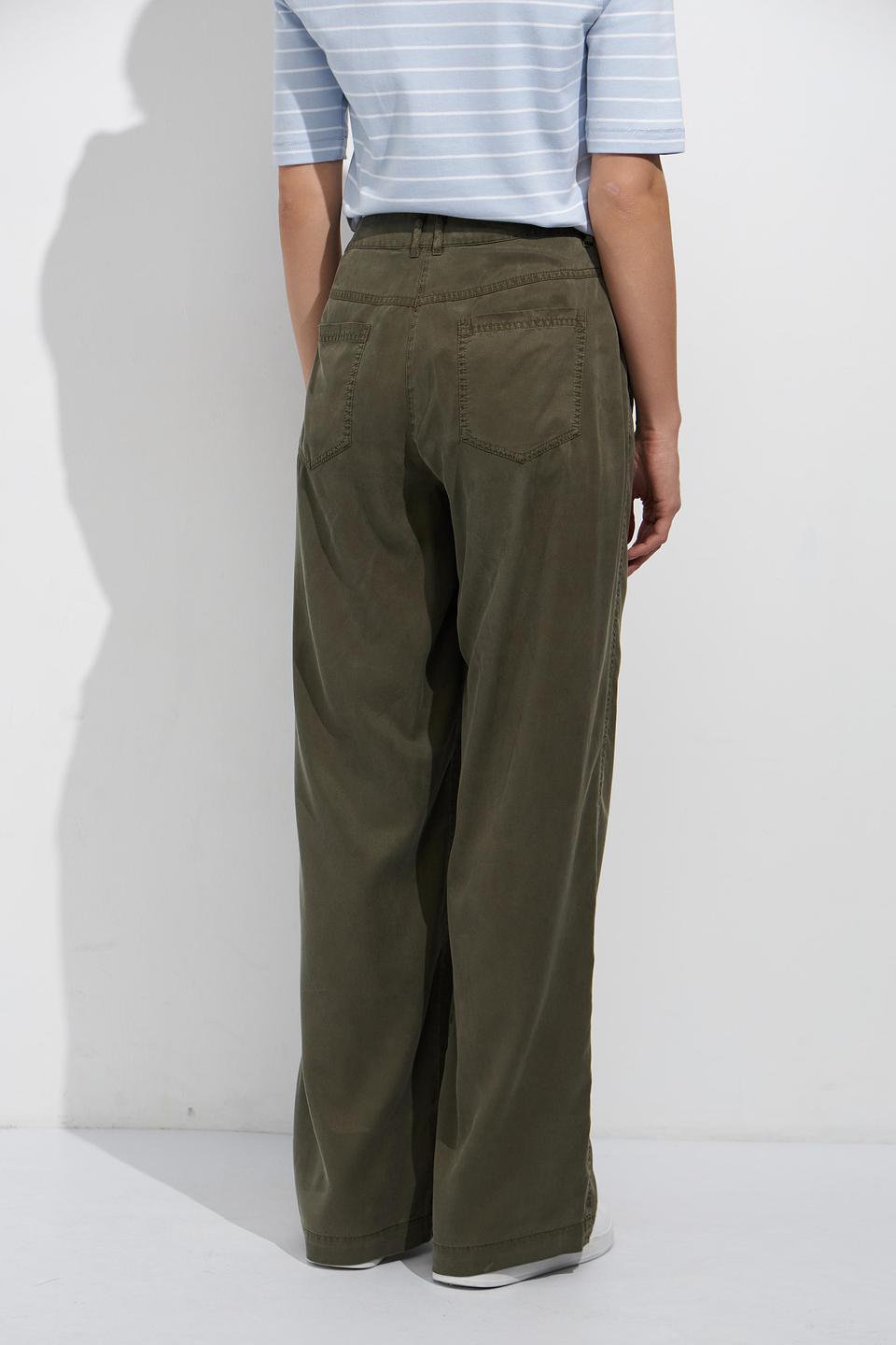 Брюки палаццо Catnoir хаки