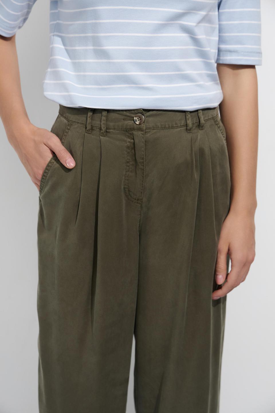 Брюки палаццо Catnoir хаки