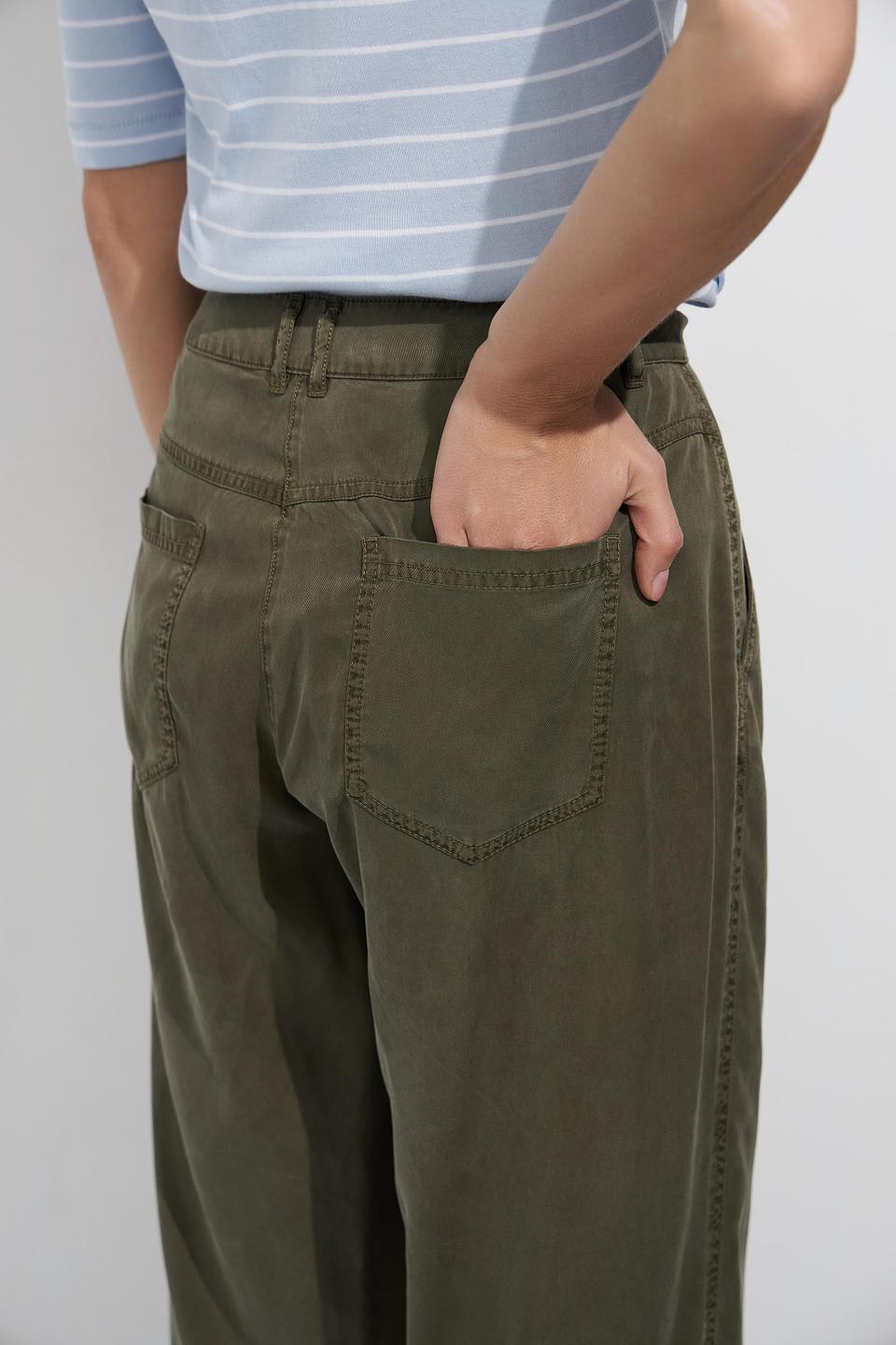 Брюки палаццо Catnoir хаки