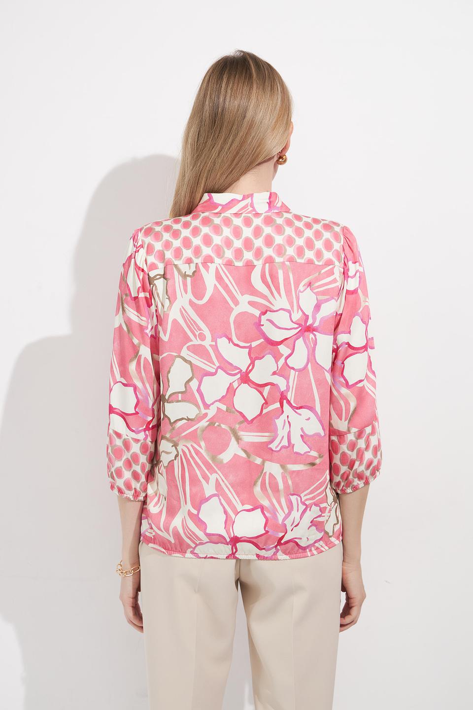 Блуза Bianca с цветочным принтом