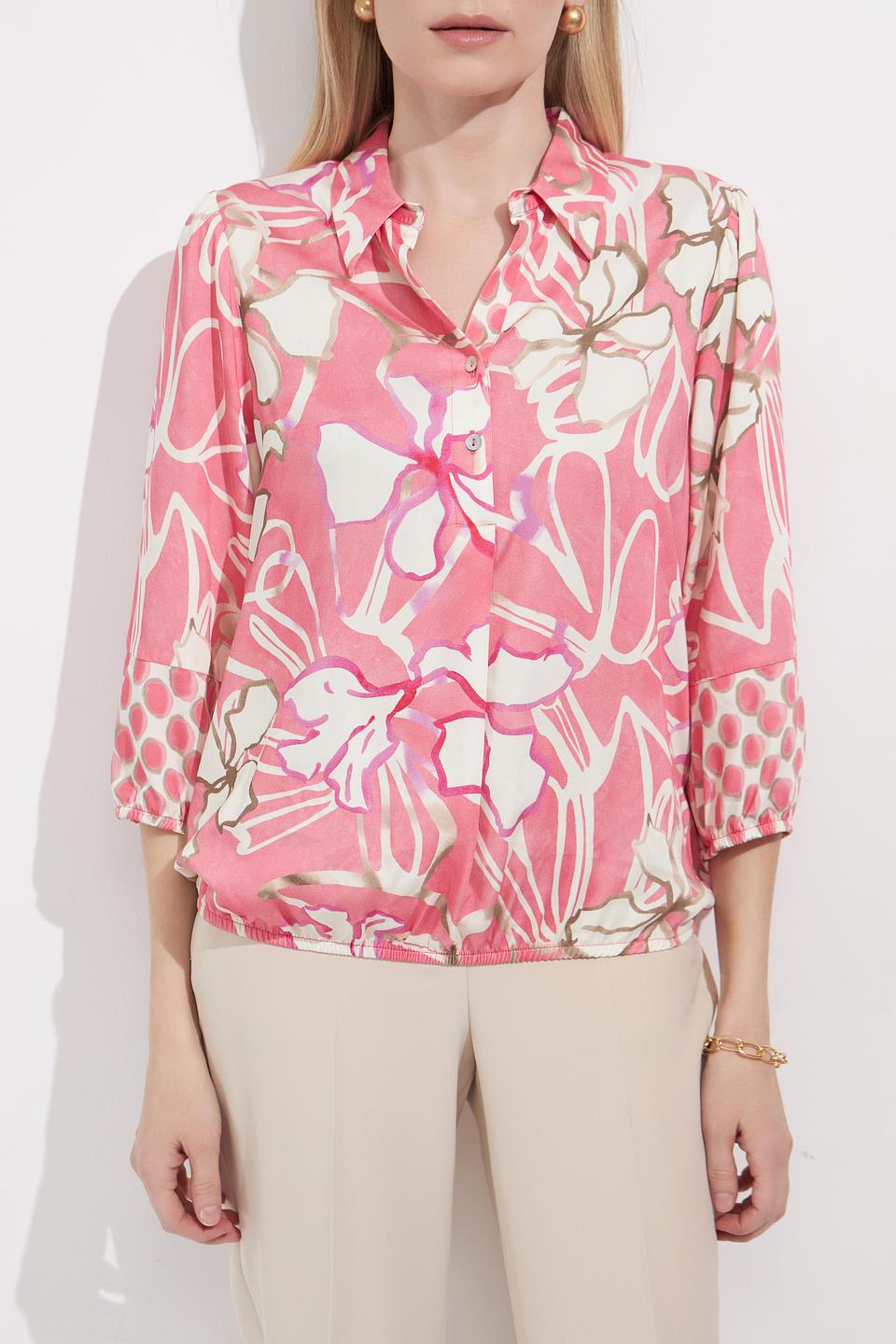 Блуза Bianca с цветочным принтом