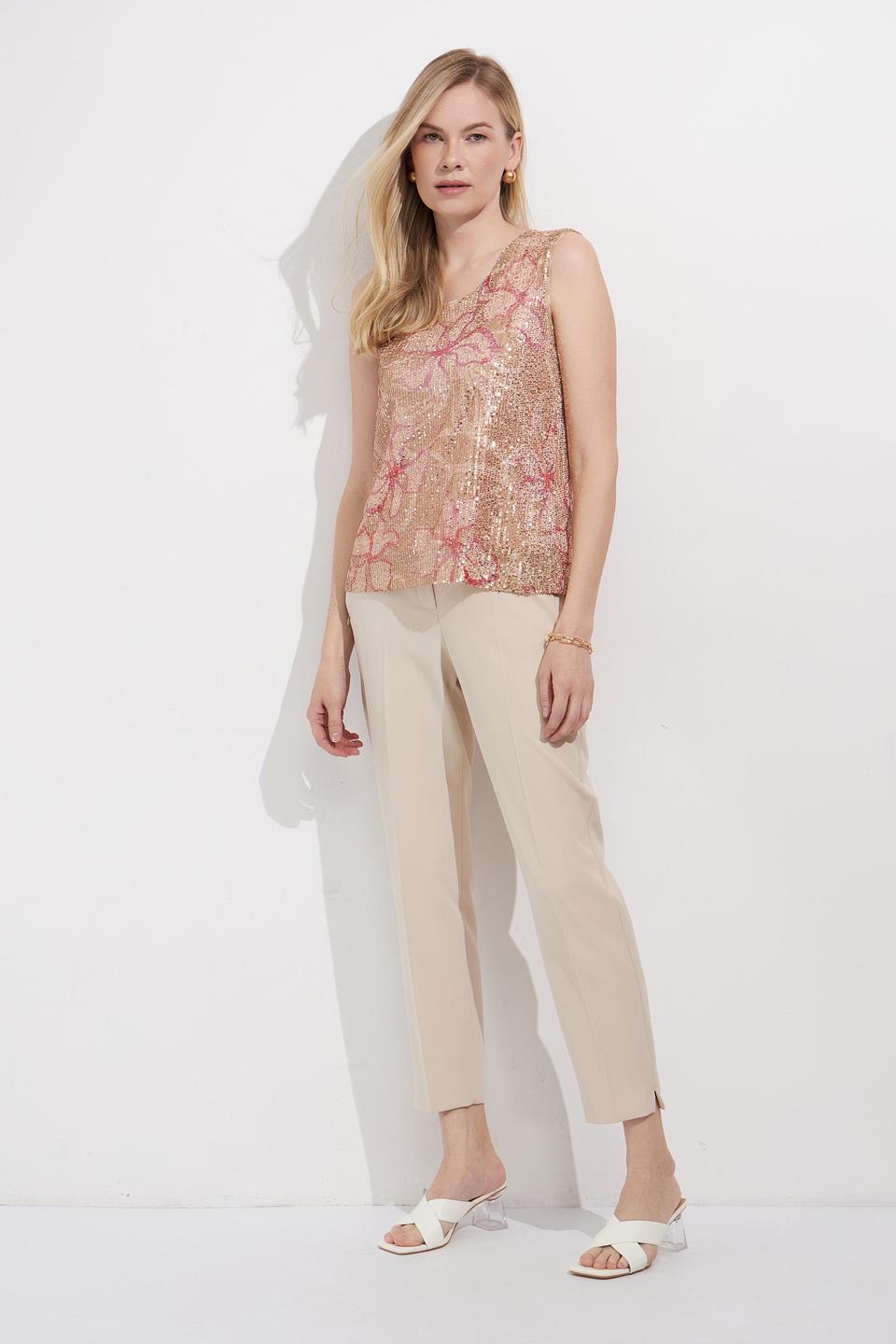 Блуза Bianca с принтом reptile золотистый