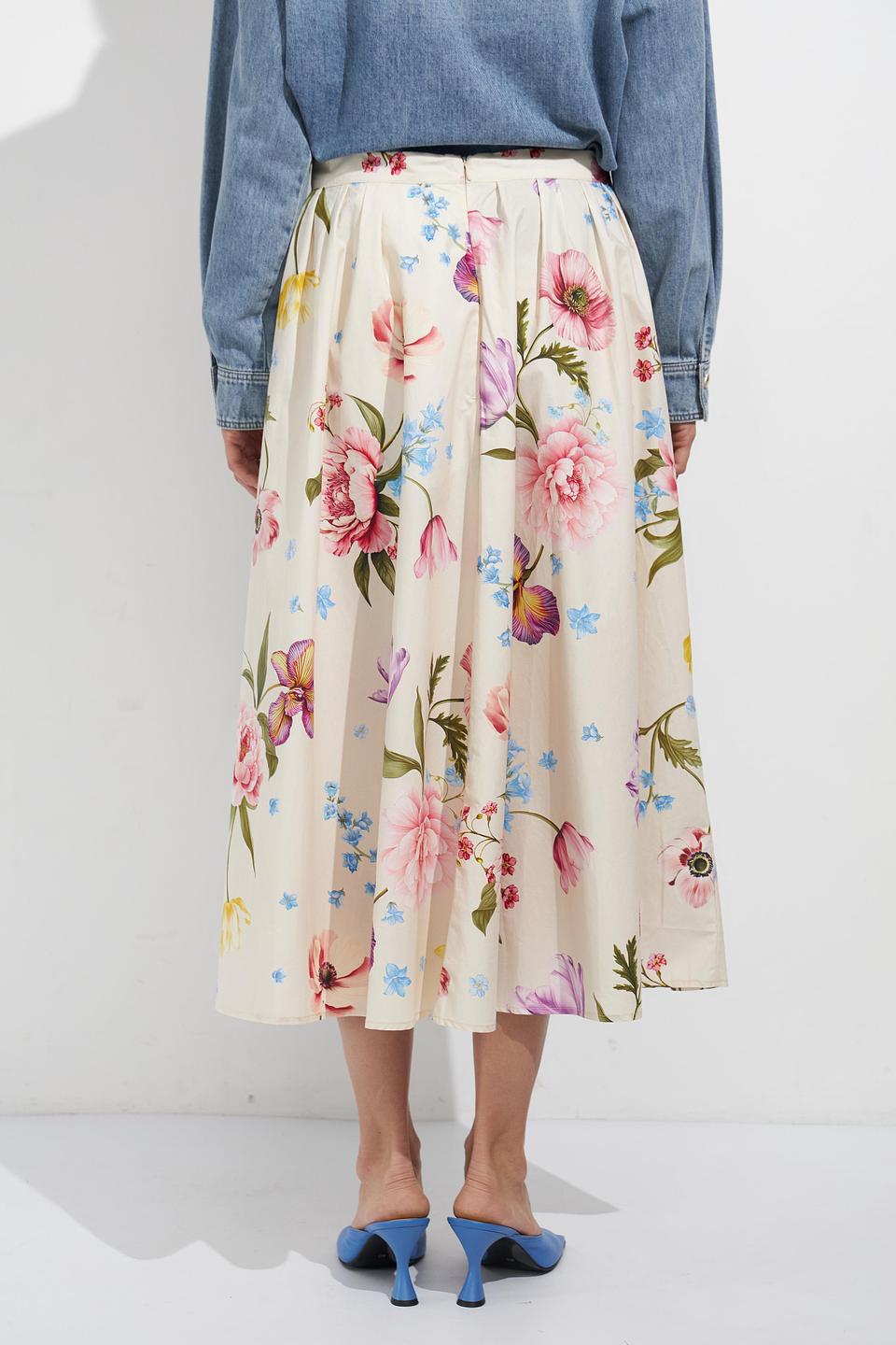 Юбка Oui с цветочным принтом