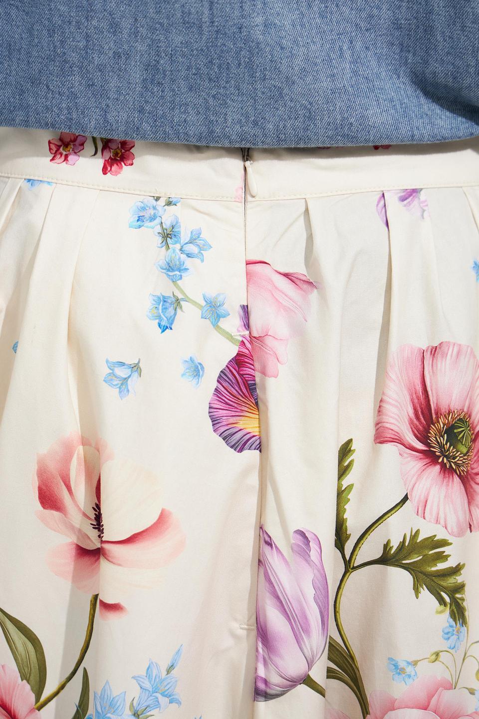 Юбка Oui с цветочным принтом