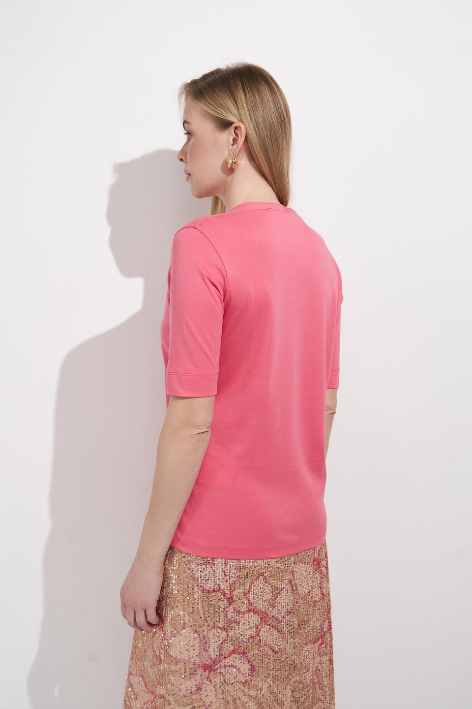 Футболка Bianca V-neck розовая