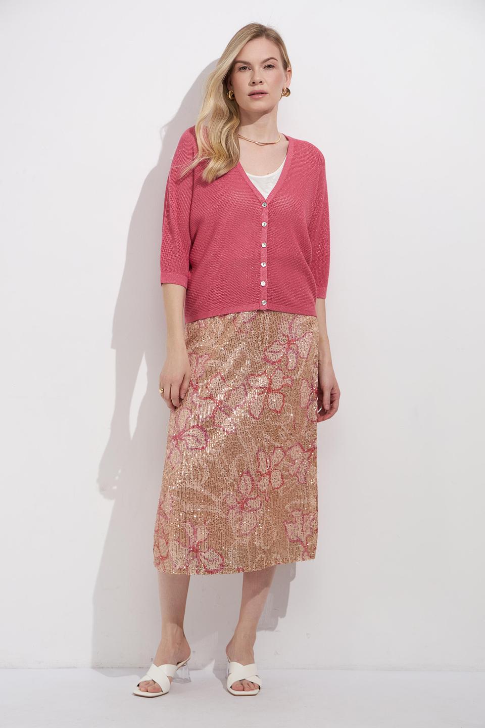 Жакет Bianca с 3/4 рукавом розовый