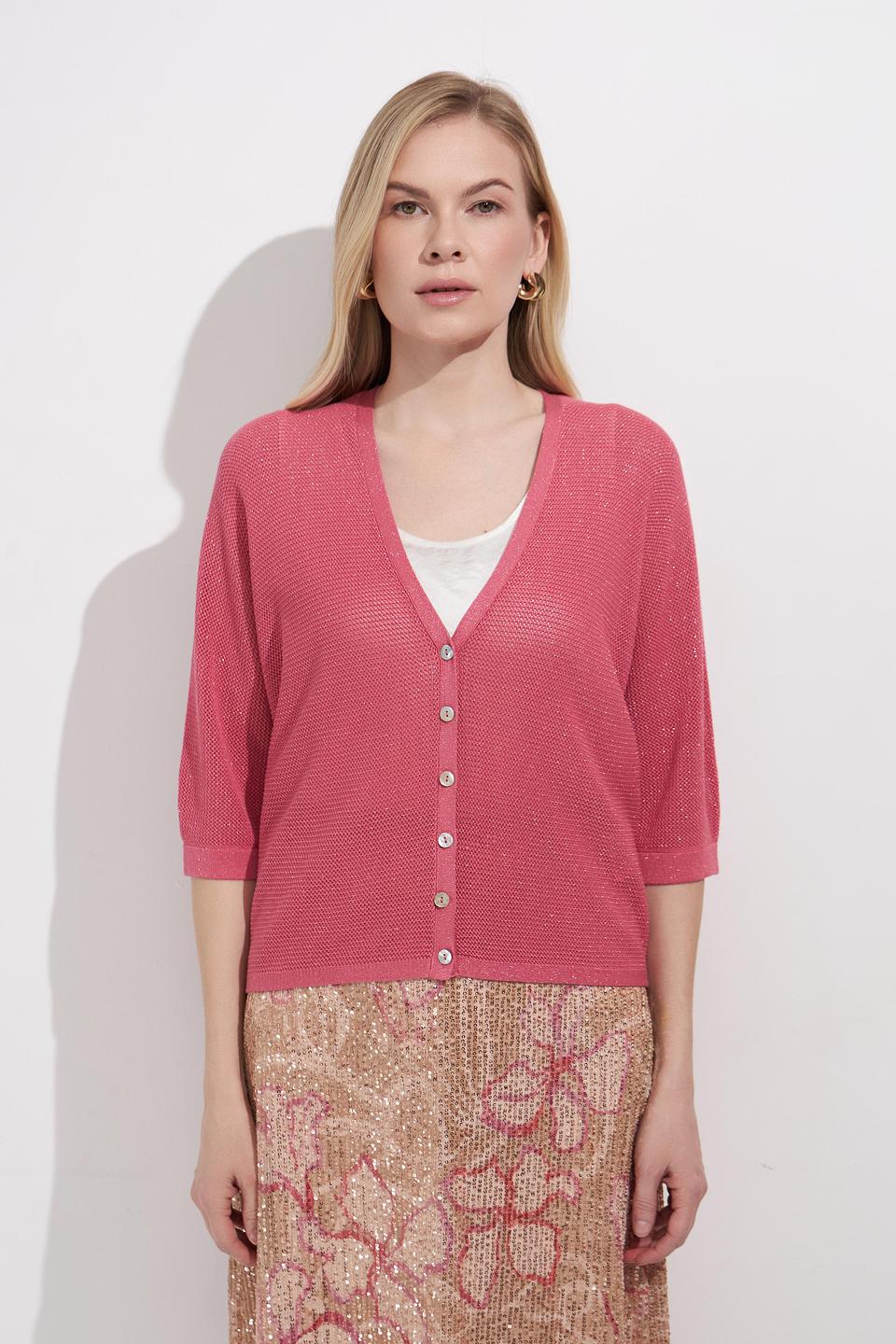 Жакет Bianca с 3/4 рукавом розовый