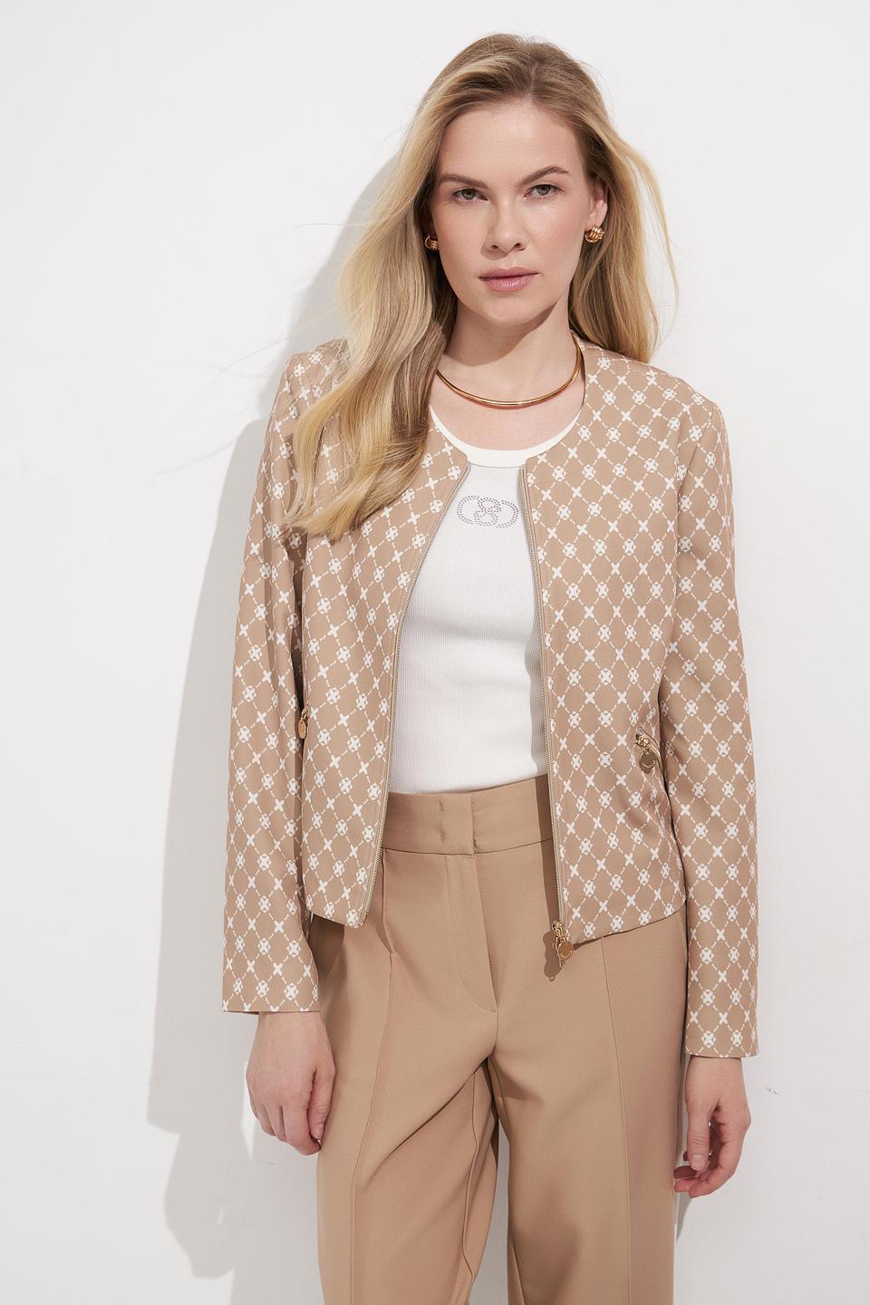 Жакет Betty Barclay в клетку бежевый