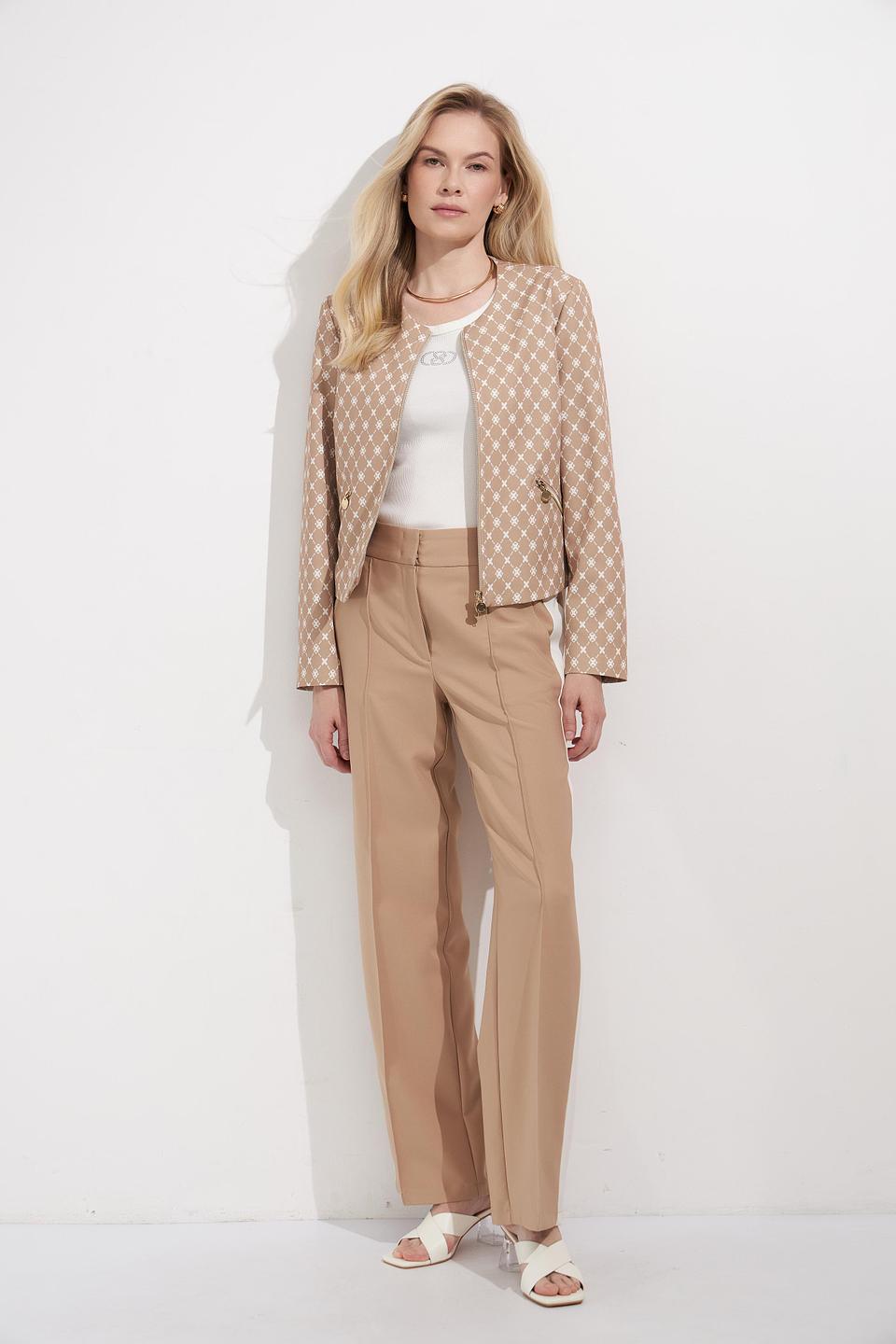 Жакет Betty Barclay в клетку бежевый