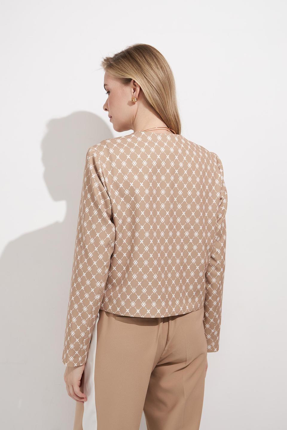 Жакет Betty Barclay в клетку бежевый