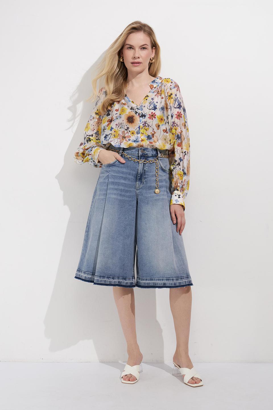 Блуза Lecomte с цветочным принтом