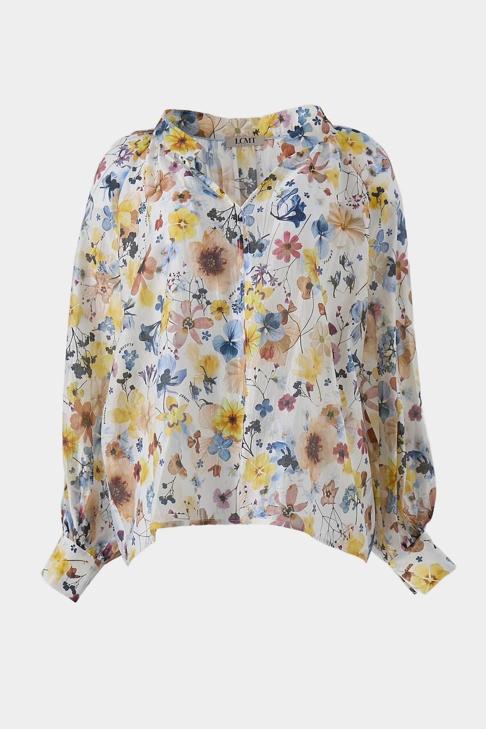 Блуза Lecomte с цветочным принтом