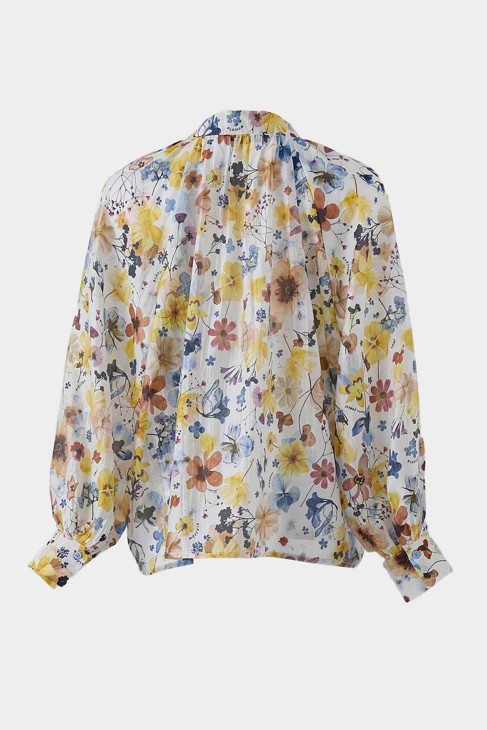 Блуза Lecomte с цветочным принтом