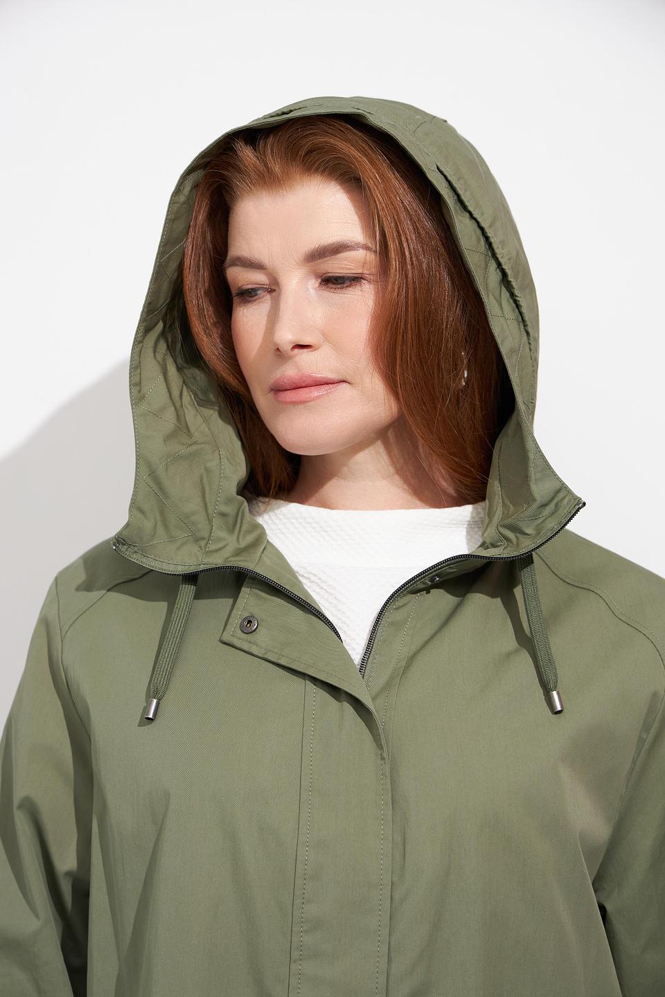 Куртка Lebek хаки с подкладкой