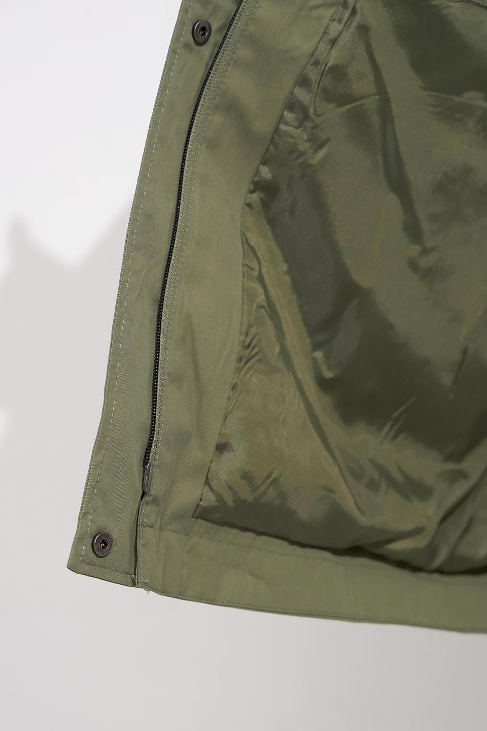 Куртка Lebek хаки с подкладкой