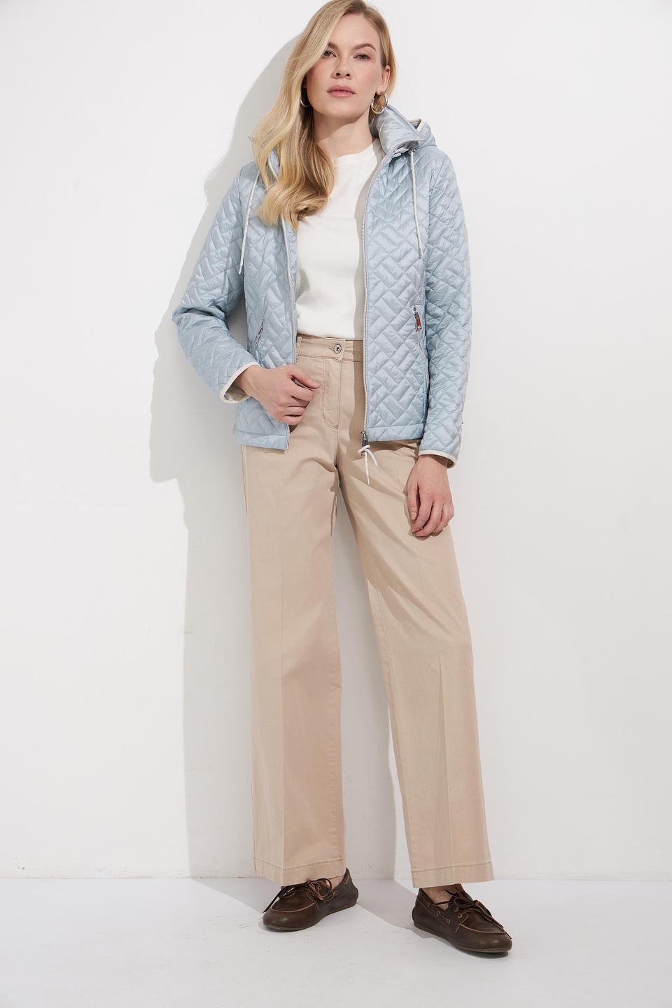 Куртка Lebek стеганая голубая