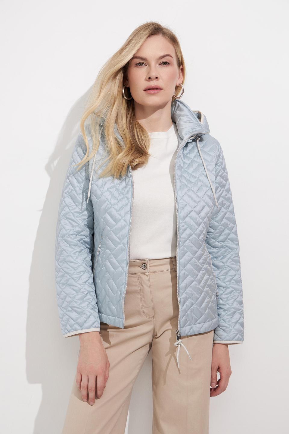 Куртка Lebek стеганая голубая