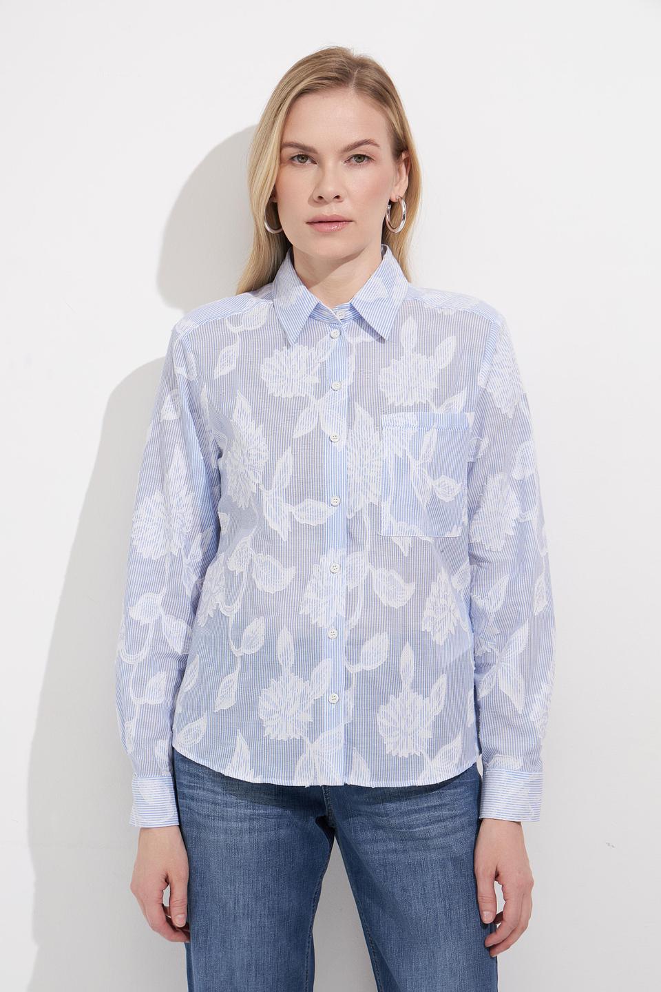 Блуза Bianca с цветочным принтом