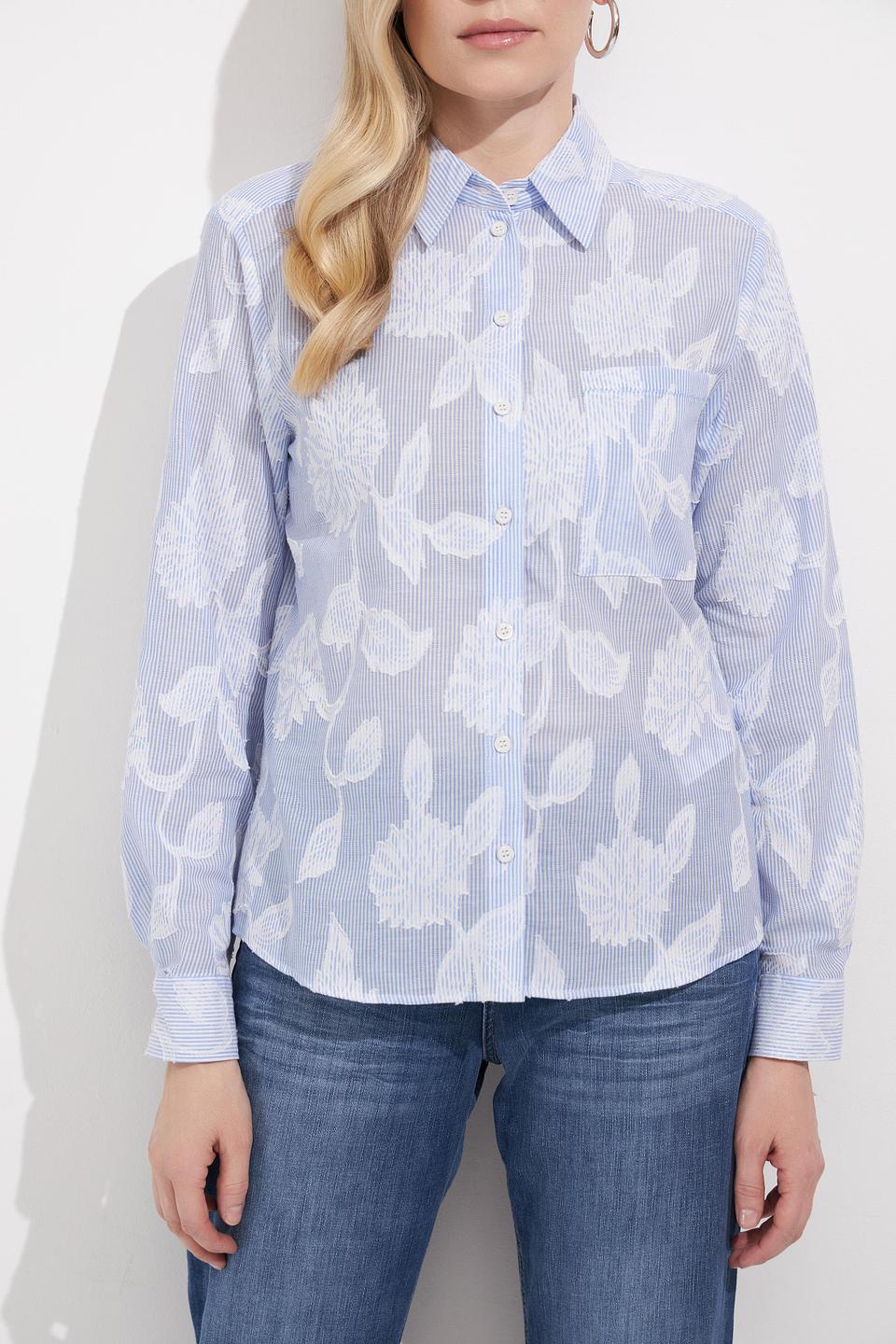 Блуза Bianca с цветочным принтом