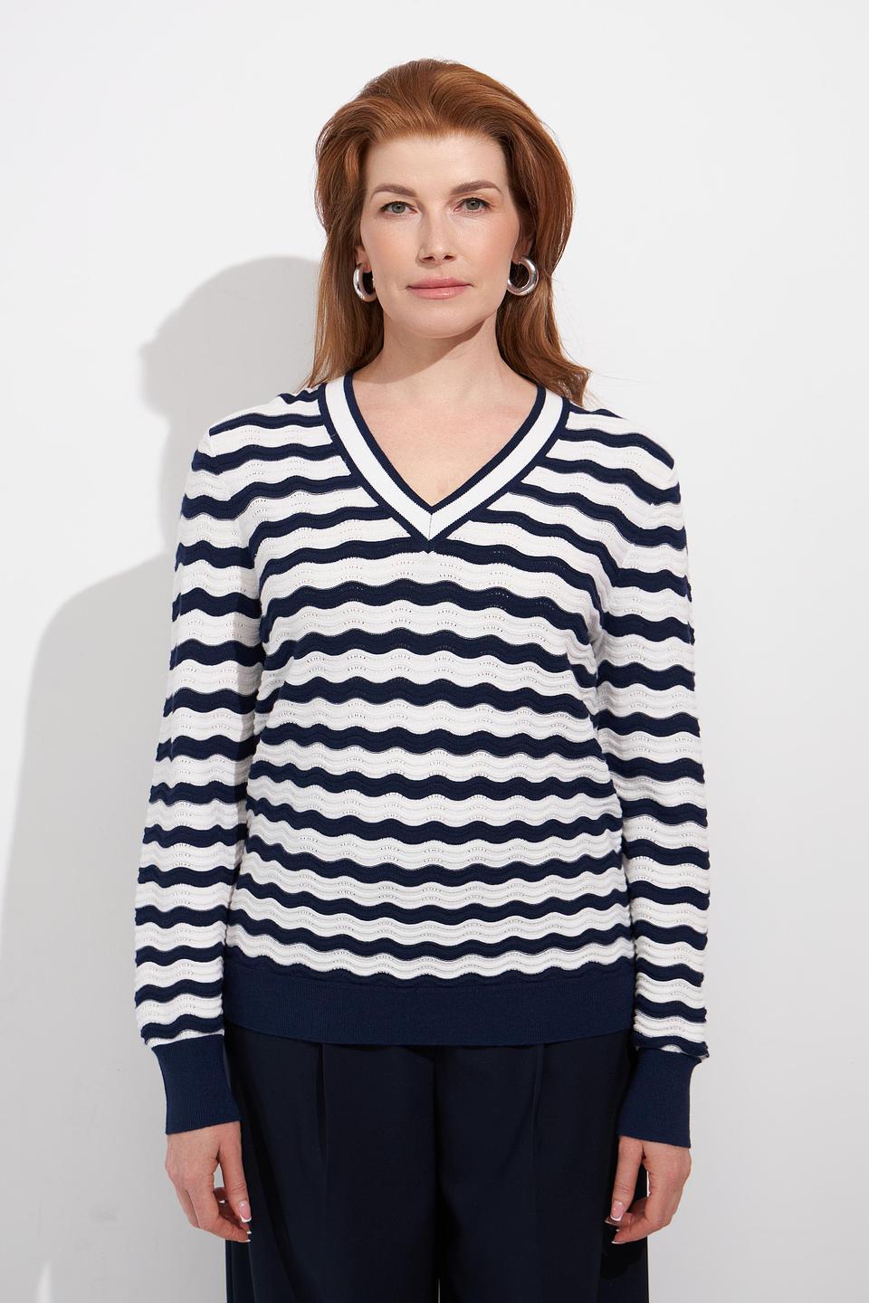 Пуловер Olsen в полоску