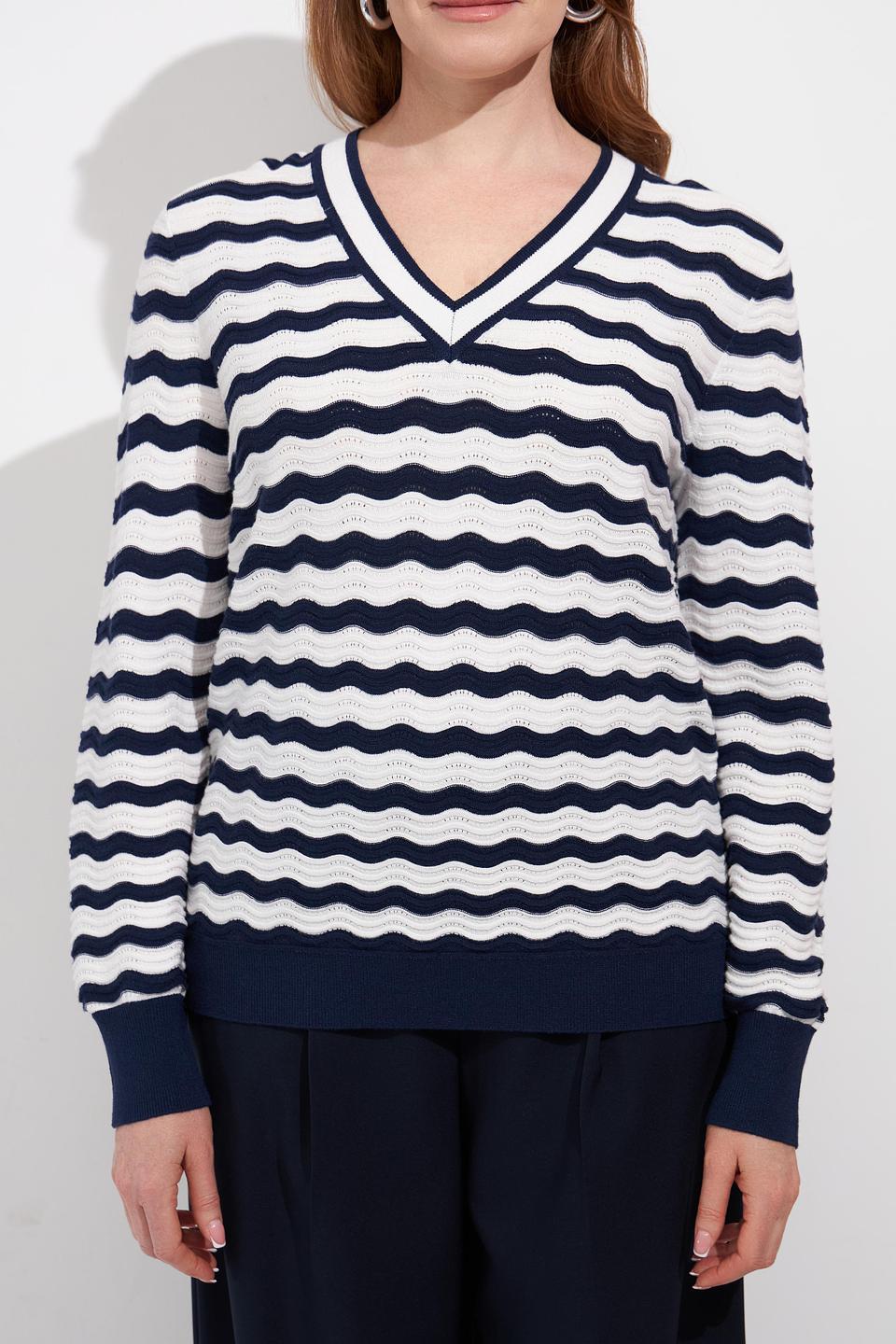 Пуловер Olsen в полоску