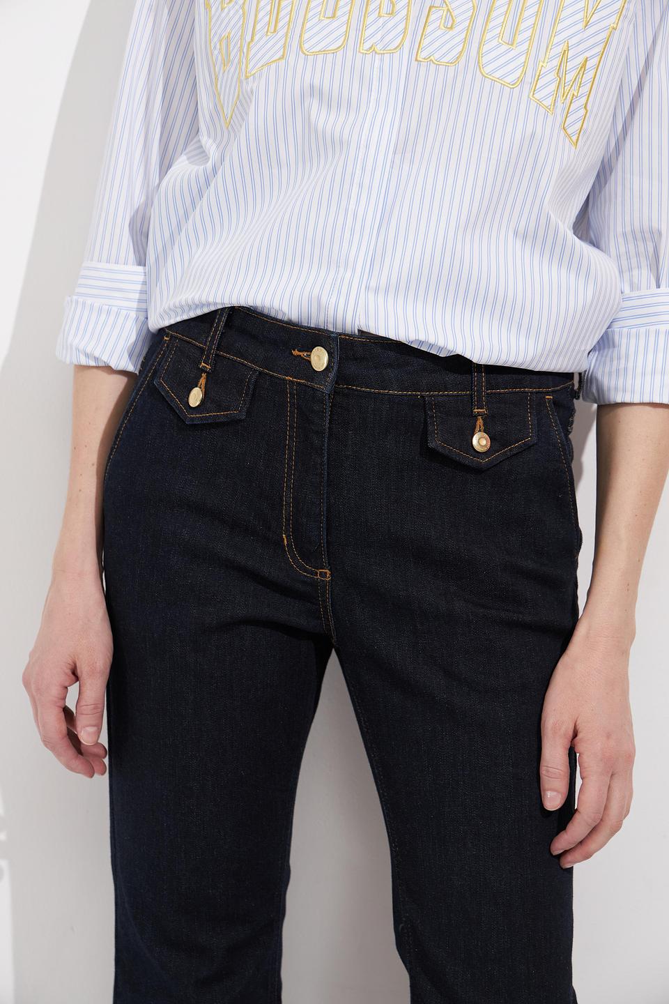 Джинсы Olsen с высокой посадкой