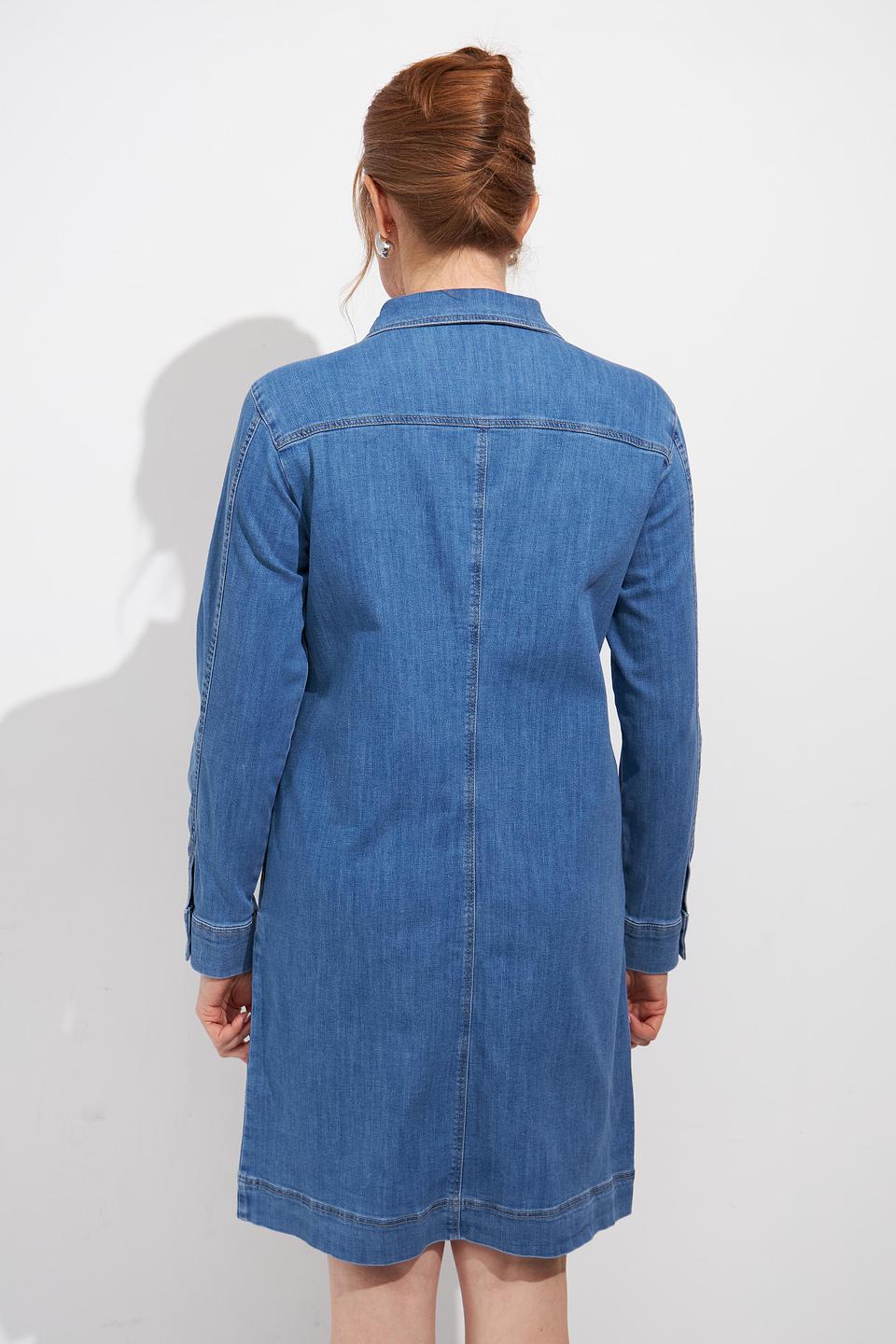 Платье Betty Barclay деним с вышивкой