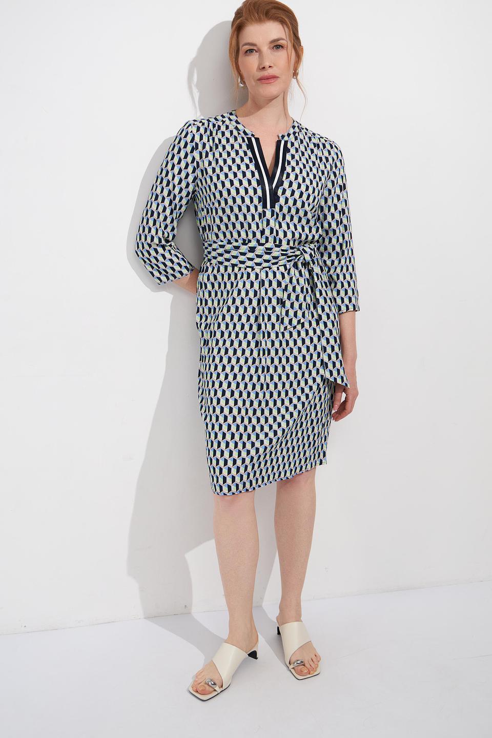 Платье Betty Barclay с принтом голубой