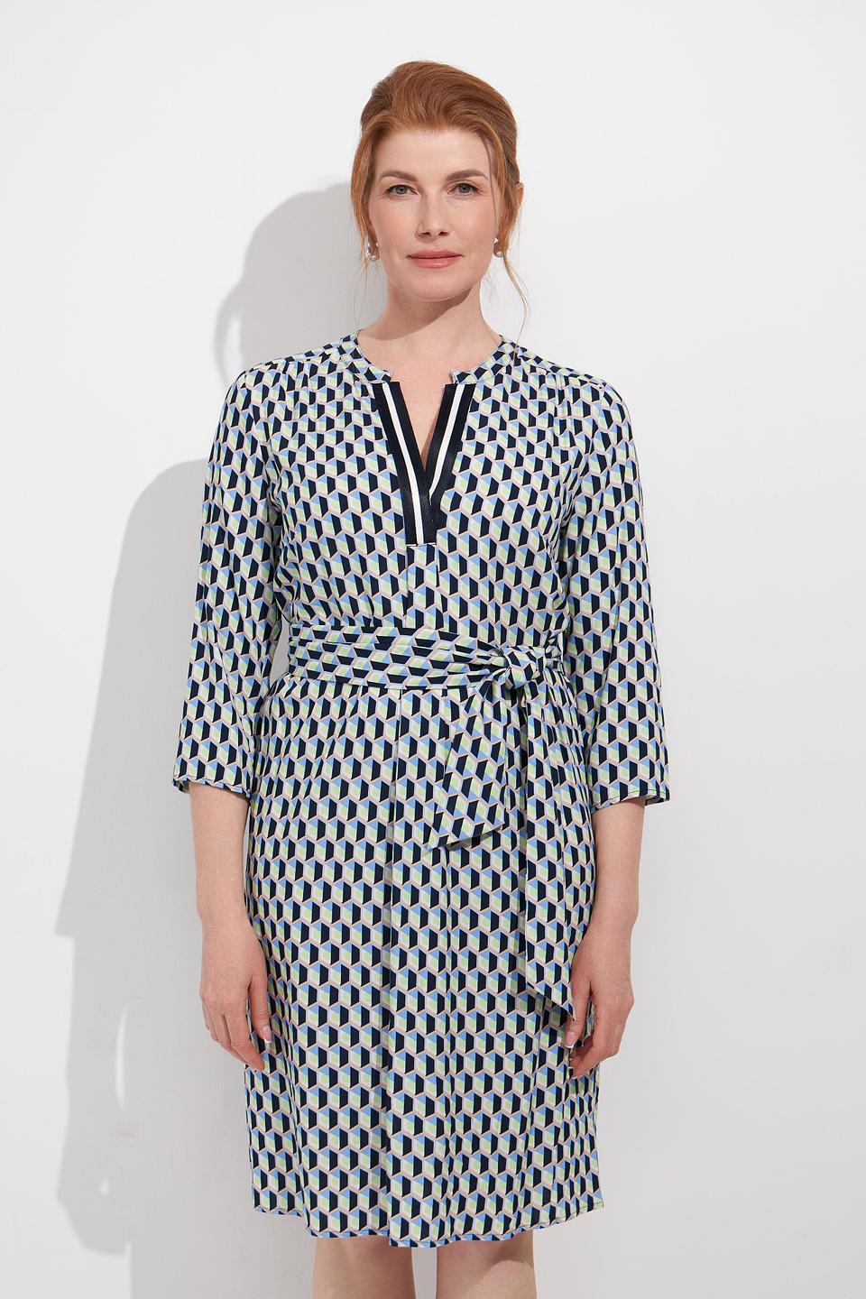 Платье Betty Barclay с принтом голубой