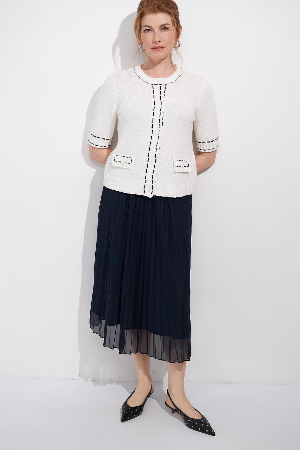 Юбка Betty Barclay плиссе с вышивкой