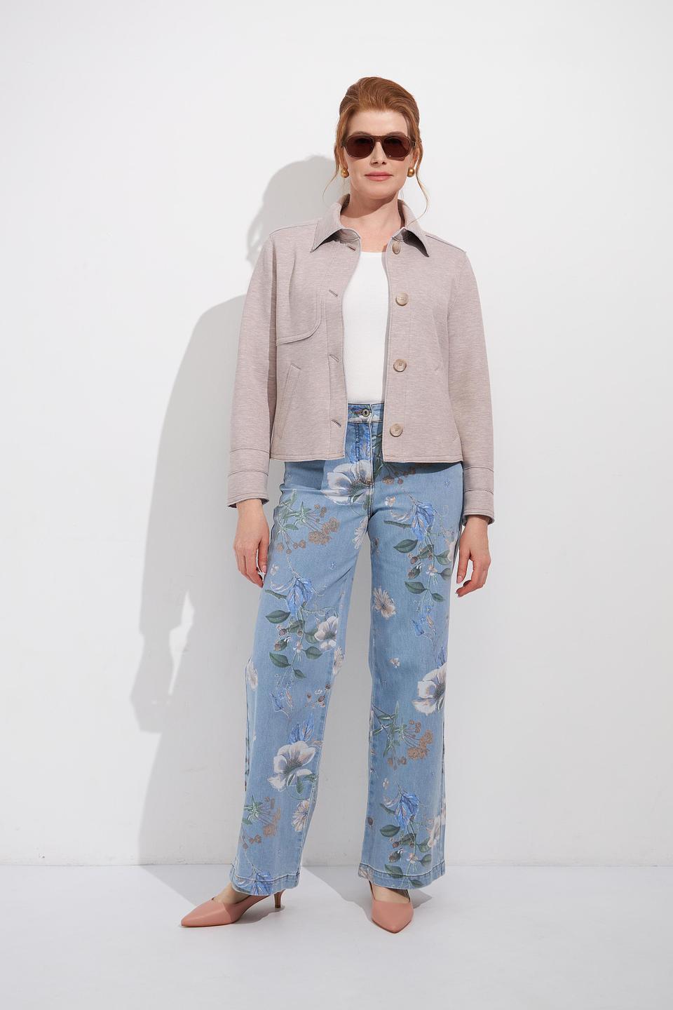 Жакет Bianca приталенный бежевый