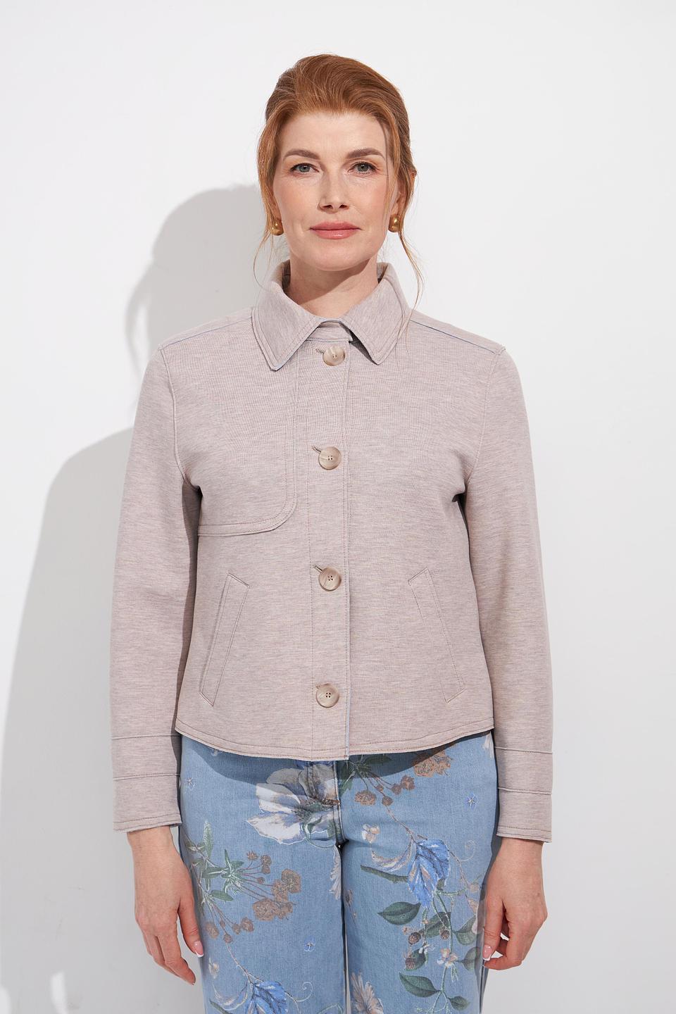 Жакет Bianca приталенный бежевый