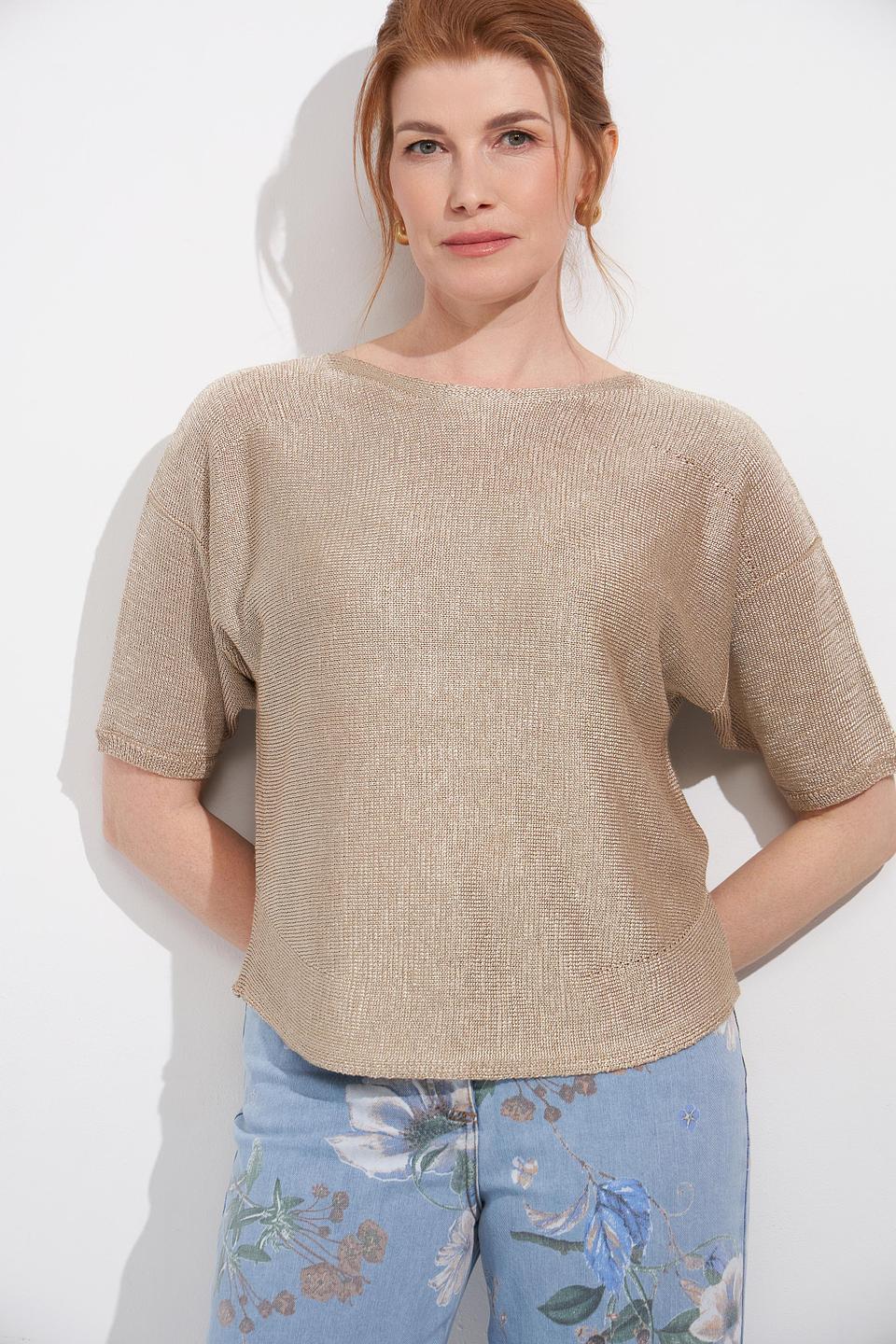 Пуловер Bianca золотистый