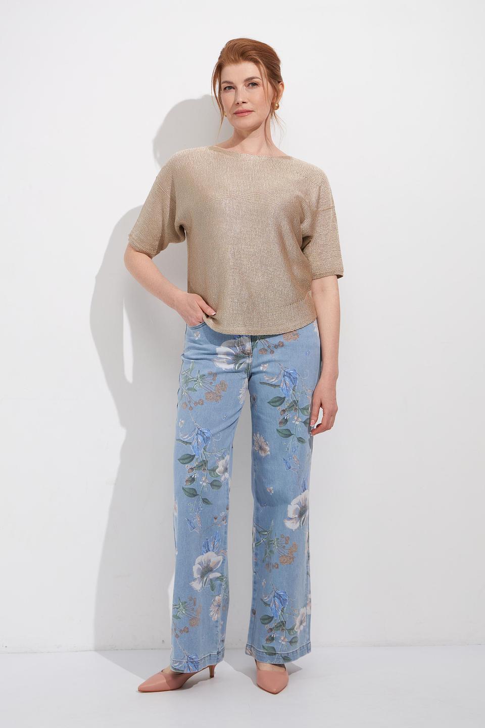 Пуловер Bianca золотистый