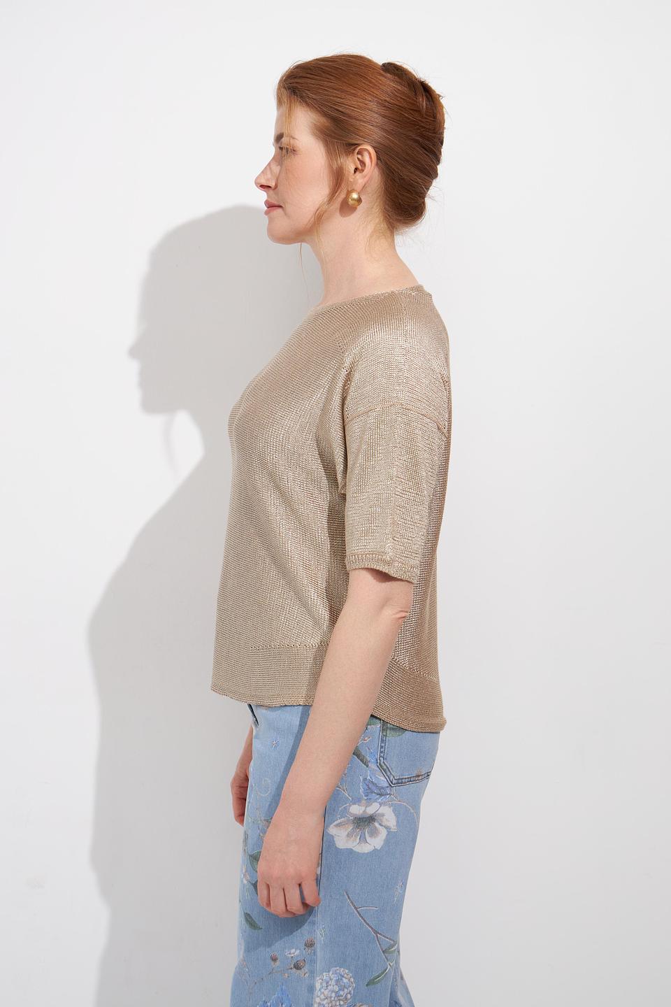 Пуловер Bianca золотистый