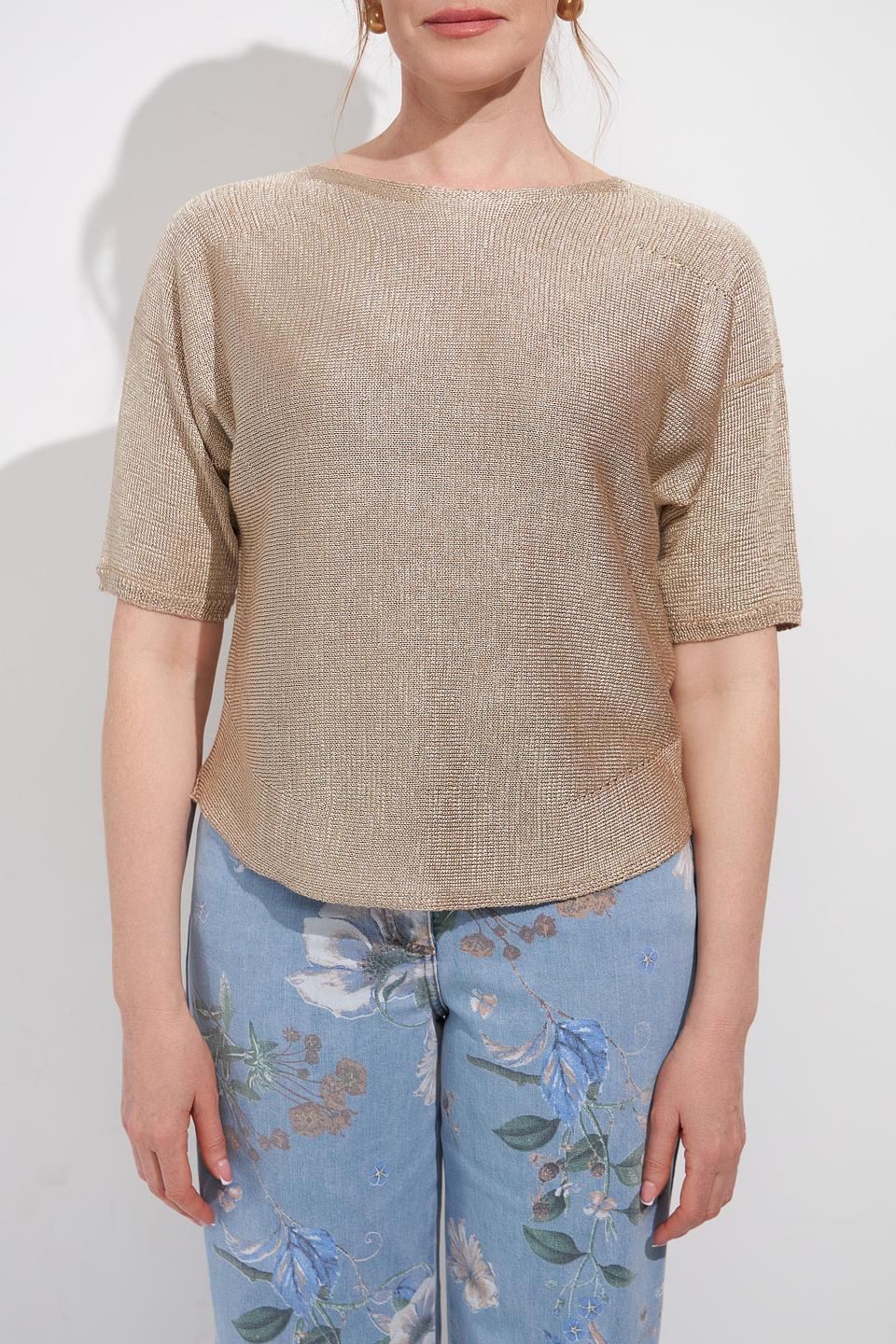 Пуловер Bianca золотистый