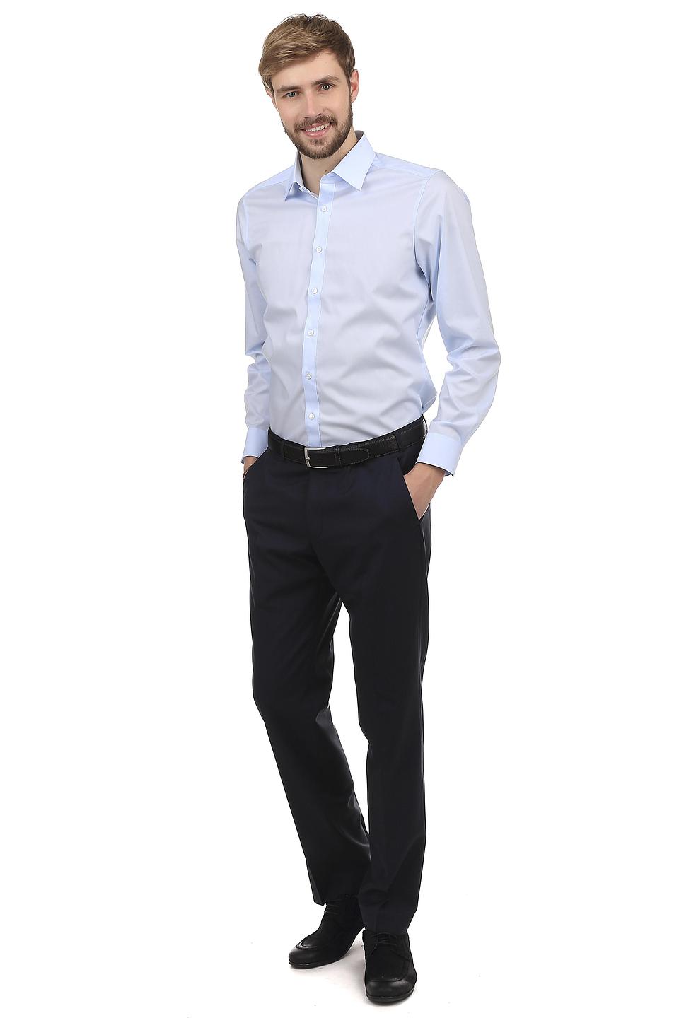 Рубашка Olymp голубая Slim Fit